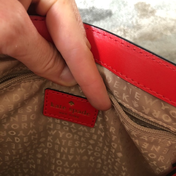 Kate Spade Cross Body RED Bag - Picture 4 of 5